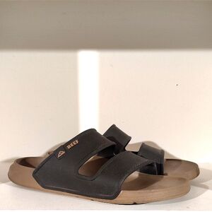 Reef 2 Band Footbed Sandal Black 10M